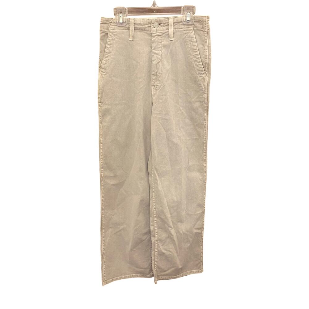Mother The Major Zip Ankle Chalk it Up size 24 Oatmeal 10328-413 Jean $228